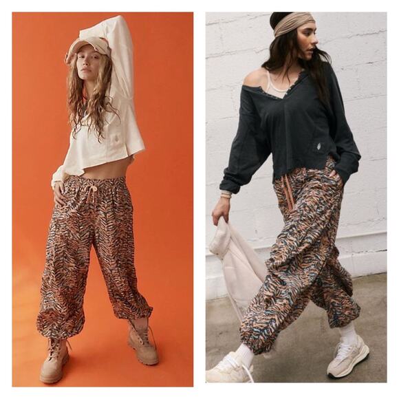 FP Movement Pants - Free People Movement Zephyr Print Balloon Jogger Pull On  Pants Size S